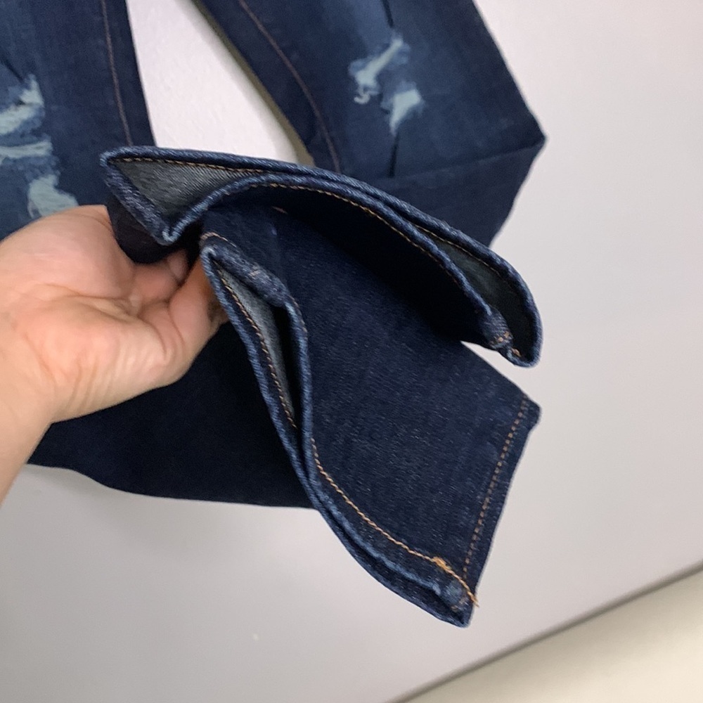J Brand Low rise pencil leg distressed blue Jean new without tags size 29 - Picture 4 of 7